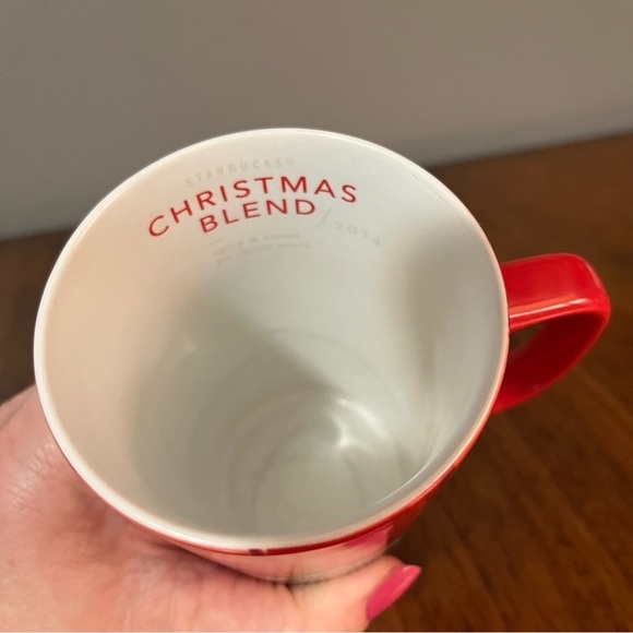 2014 Starbucks Coffee Mug Cup Holiday Blend Limited Edition Christmas Original - Picture 7 of 9